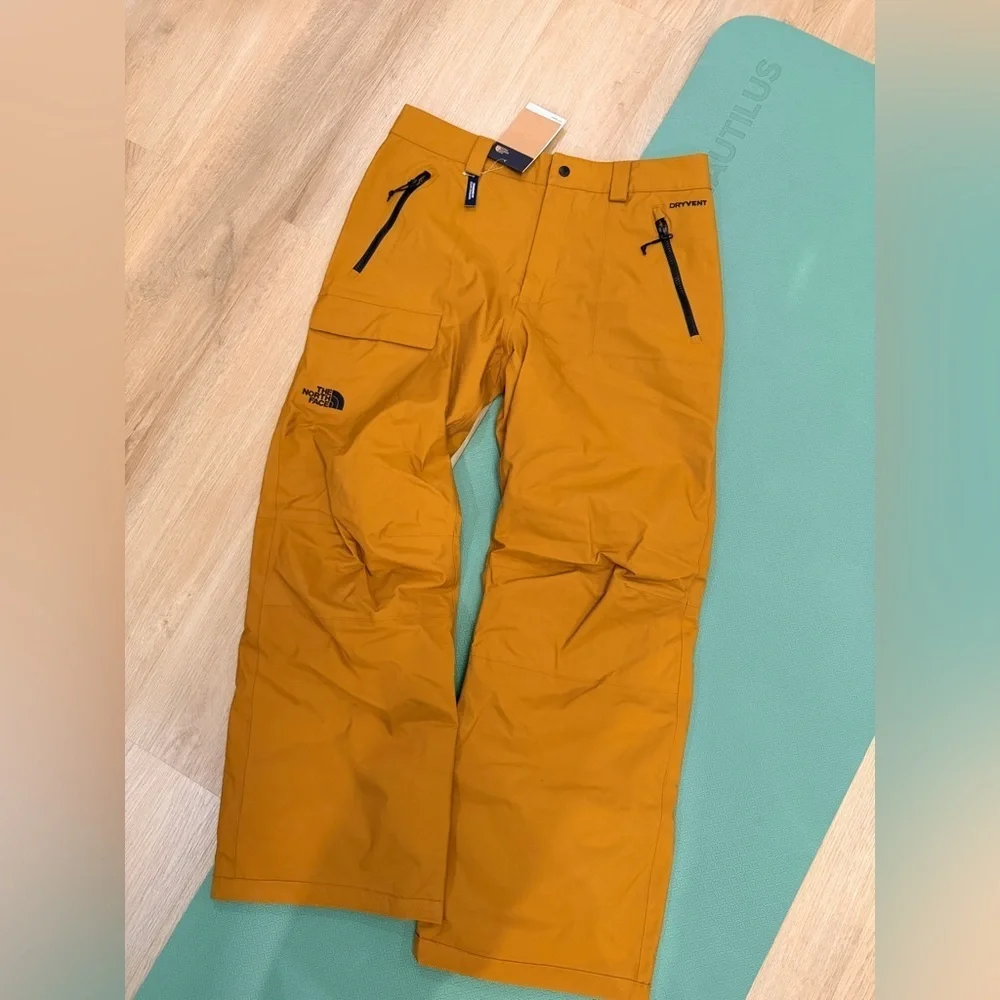 NWT! NEW! The North Face Seymore Shell Snow Pants Men's Timber Tan Size M